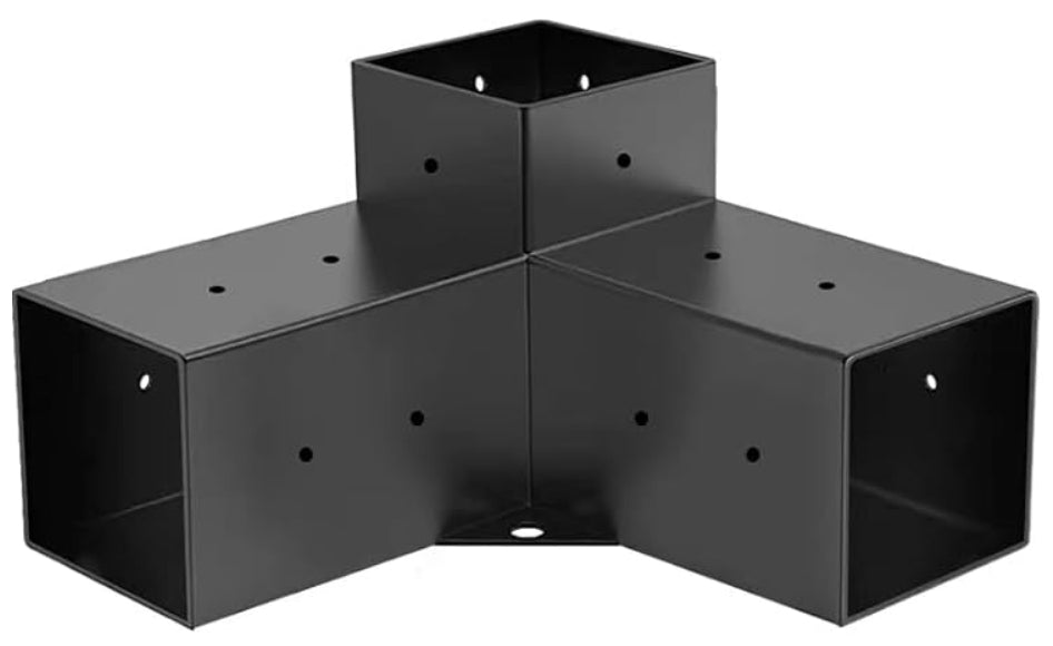 KIT DE PÉRGOLAS Y TERRAZAS HEXAGONAL PARA MADERAS DE 4"x4" PULGADAS