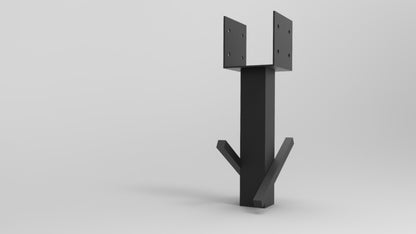 BASE CEMENTAR TERRAZAS PARA PILARES DE MADERA 4X4 95X95MM BASIKO