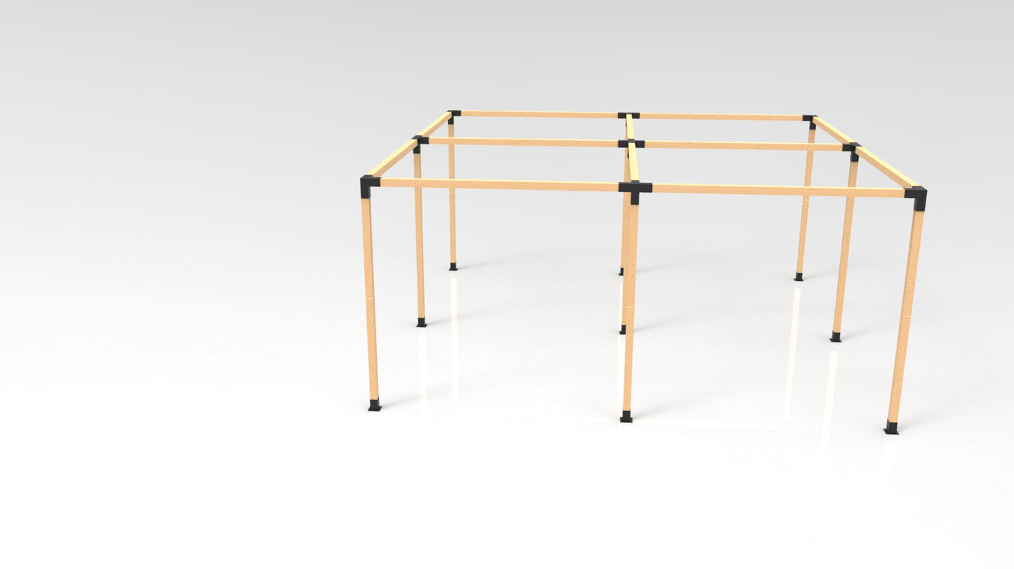 UNION CENTRAL  PÉRGOLAS Y TERRAZAS PARA PILARES DE MADERA 4X4 95X95MM